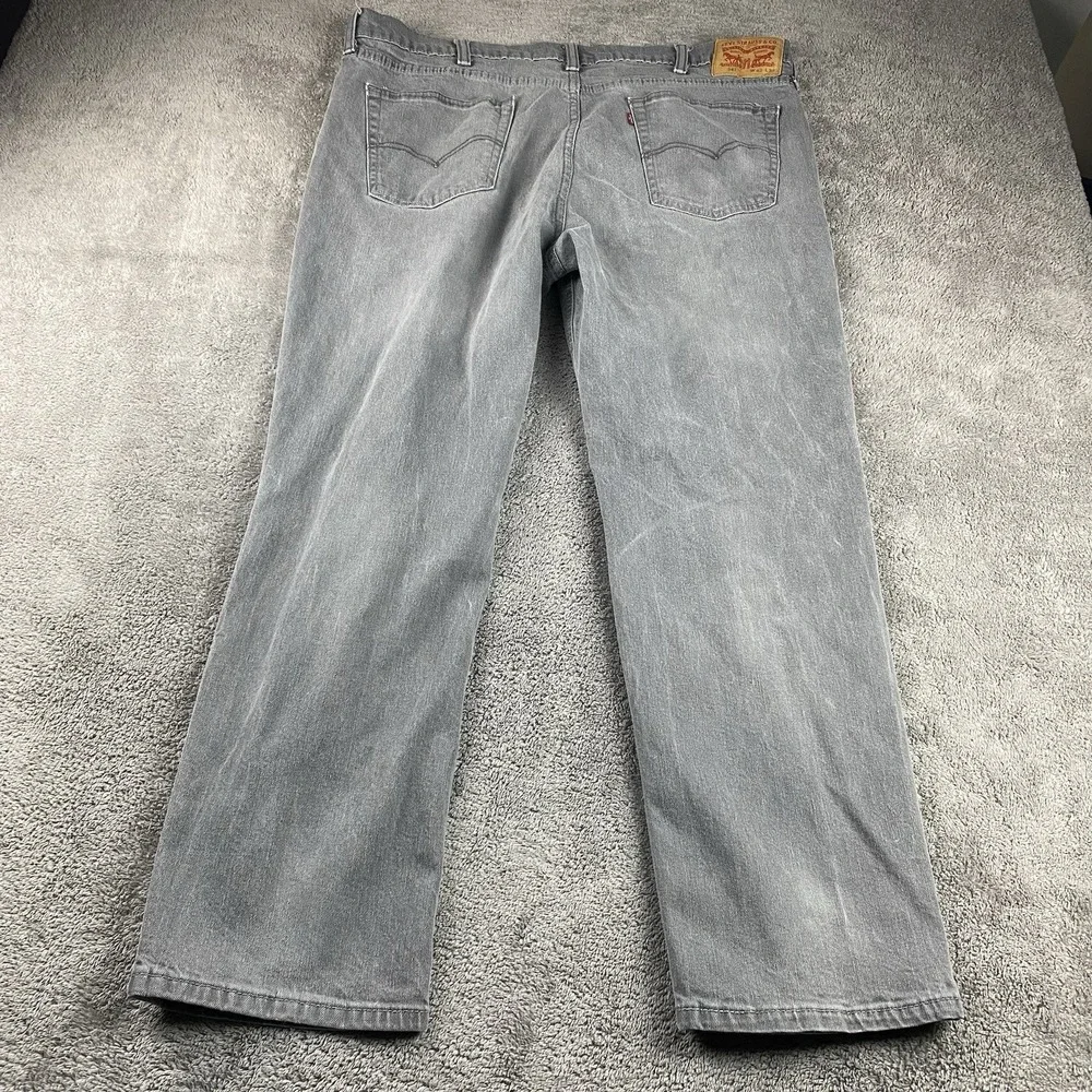 Levis 541 Athletic Taper Jeans Mens 42x29 Gray High Rise‎